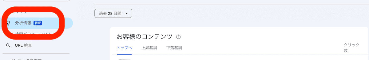 Search Console新機能『分析情報レポート』
