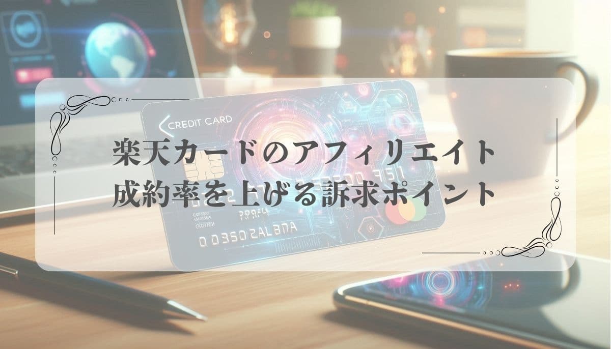 楽天カード、アフィリエイト