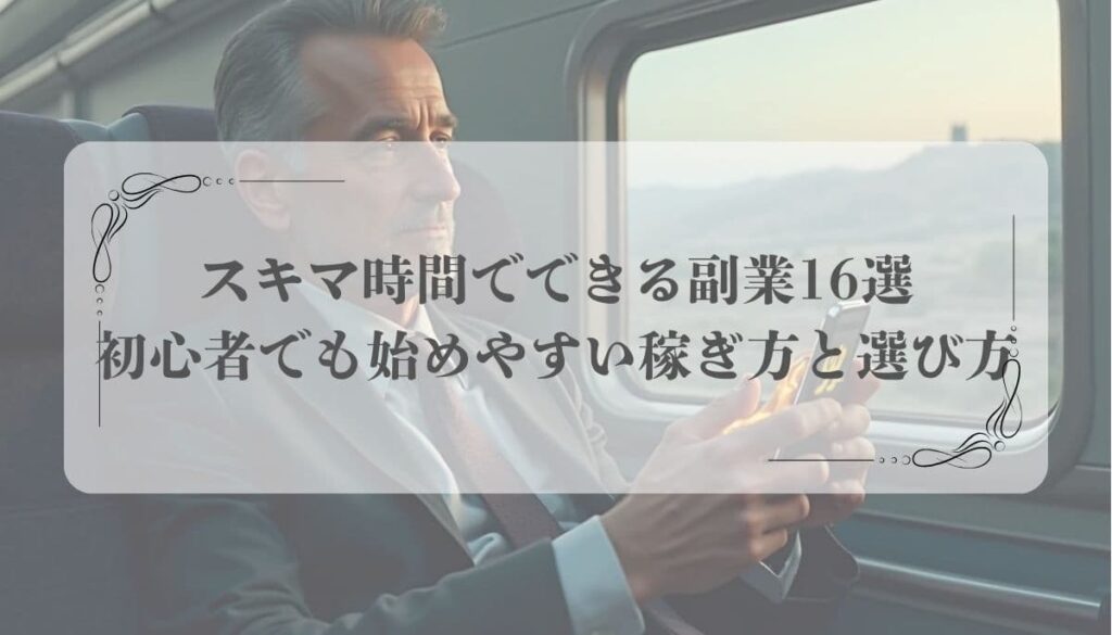 スキマ時間、副業